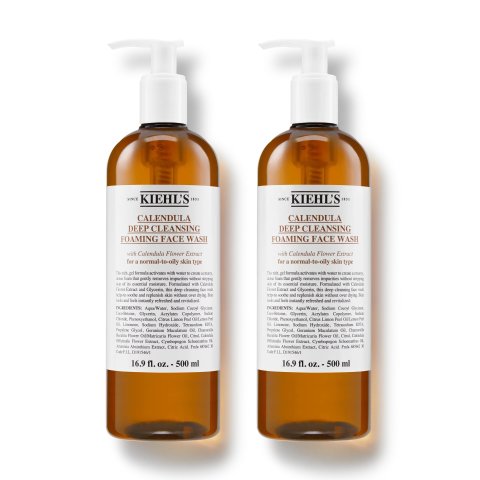 Moduba카렌듈라 딥 클렌징 포밍 페이스워시 500ml 듀오 세트