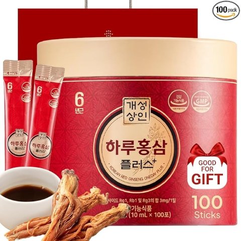Moduba개성상인 6년근 하루 홍삼 플러스 (100입)