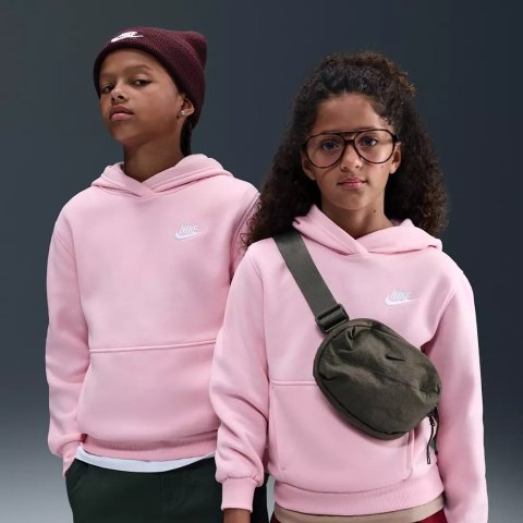 Moduba키즈 All Kids Fit Sportswear Club Fleece 후디 (미디엄 소프트 핑크)
