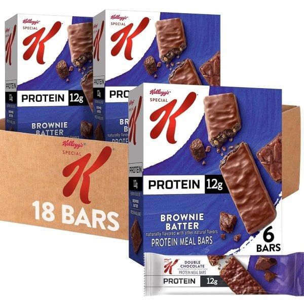 Kellogg s 스페셜 K 프로틴 바 브라우니 배터 18개입