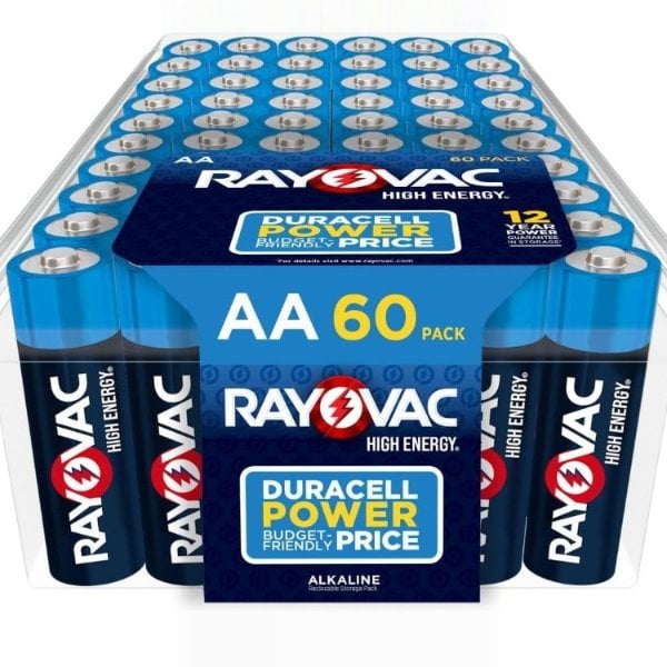 타겟 오퍼: Rayovac AA 알카라인 건전지 60팩