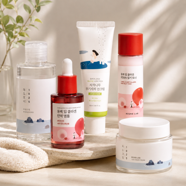 동백 딥 콜라겐 탄력 앰플 $9.49🌿Round Lab 스킨케어 최대 70% 할인