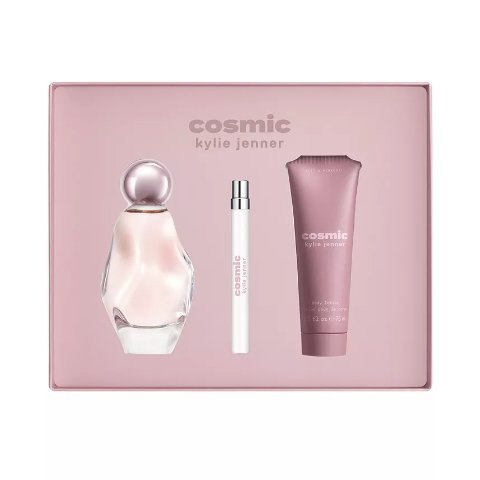 ModubaKylie Cosmetics 카일리 제너 프래그런스 3종 오 드 퍼퓸, 펜 스프레이 & 바디 로션 기프트 세트
