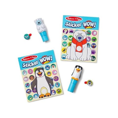 ModubaMelissa & Doug Sticker Wow! 겨울 밸류팩 (북극곰 & 펭귄)