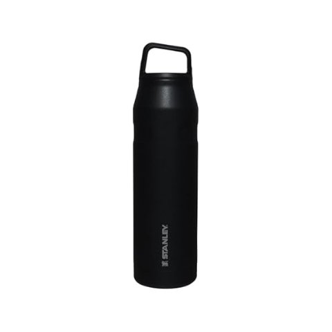 ModubaStanley 아이스플로우 캡 앤 캐리 보틀 36oz 블랙 글리머