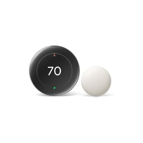 ModubaGoogle Nest 학습형 스마트 온도조절기 4세대 + Nest 온도 센서 2세대 (실버)