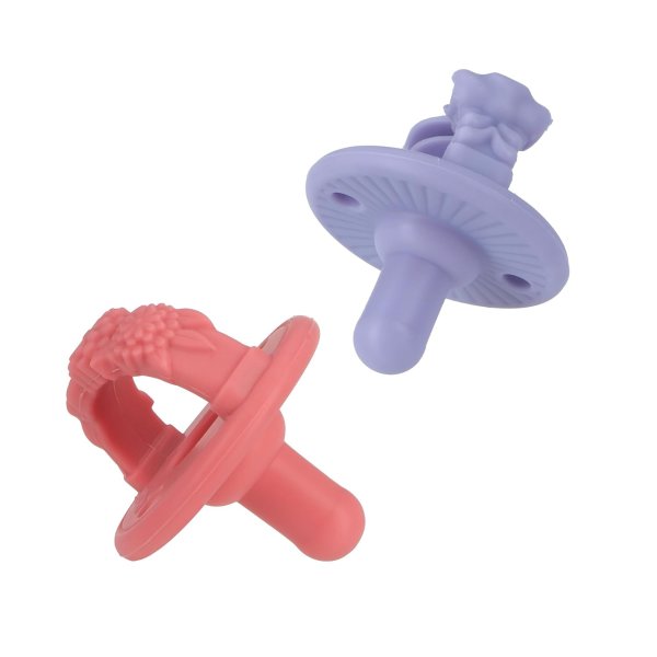 Nuby 3-D 실리 수더 소프트 쪽쪽이 2팩
