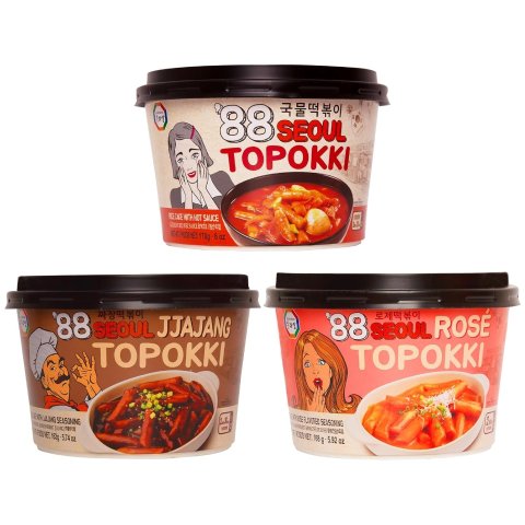 Moduba수라상 떡볶이 선물세트 클래식·로제·짜장 3종 세트