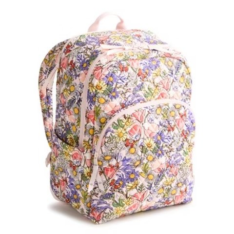 ModubaVera Bradley 아울렛 코튼 에센셜 라지 백팩 코스탈 와일드플라워