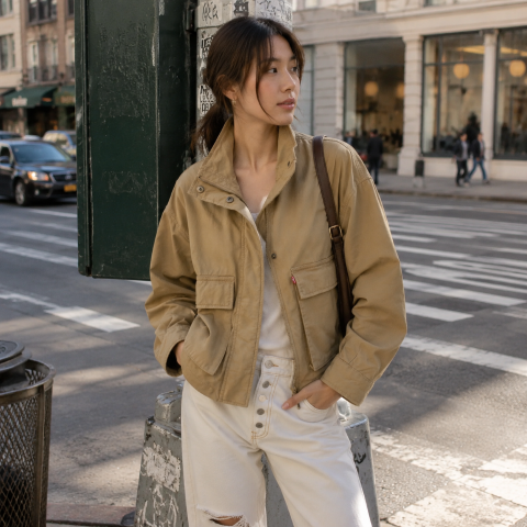 Levi’s 크롭 서퍼러스 자켓