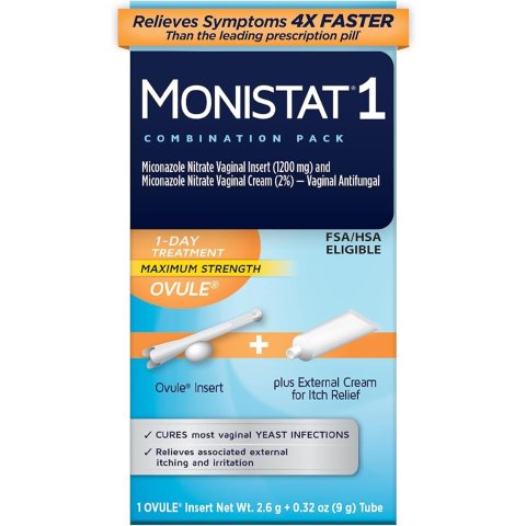 ModubaMonistat 1일 질염 치료제 단회용 세트