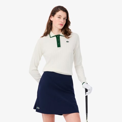 Moduba여성 폴로 칼라 스트레치 골프 스웨터
