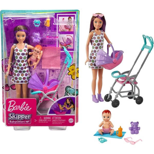 Barbie 스키퍼 베이비시터 플레이세트