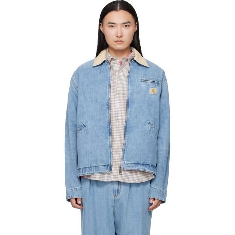 ModubaCarhartt WIP 블루 OG 디트로이트 데님 재킷