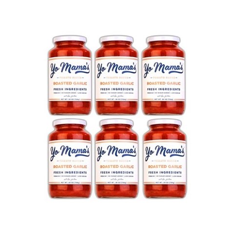 ModubaYo Mama s 로스티드 갈릭 파스타 소스 6팩