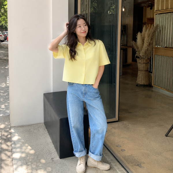 옥스포드 반팔 셔츠 $39.90Uniqlo x JW Anderson 콜라보 컬렉션 특별가 ✨