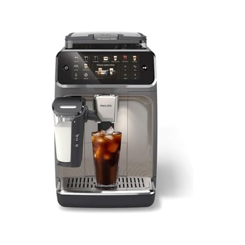 ModubaPhilips 5500 시리즈 전자동 에스프레소 머신 LatteGo 우유 시스템 EP5544/94 블랙 크롬