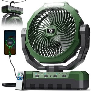 ModubaFRIZCOL 3in1 충전식 휴대용 캠핑 선풍기