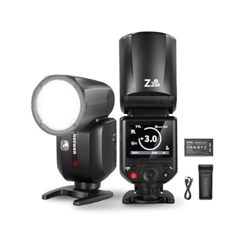 ModubaNEEWER Z2PRO-S Sony용 TTL 라운드헤드 플래시 76Ws 2.4G 무선 스피드라이트