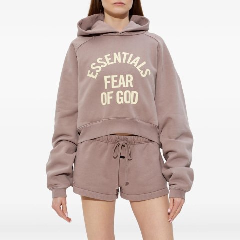 ModubaEssentials 로고 프린트 후드티셔츠