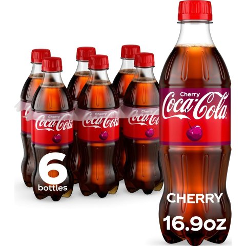 ModubaCoca-Cola 체리 탄산음료 16.9oz 6팩