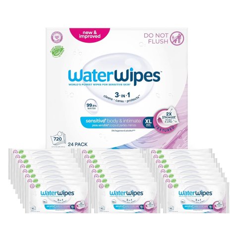 ModubaWaterWipes Sensitive 전신 클렌징 물티슈 24팩