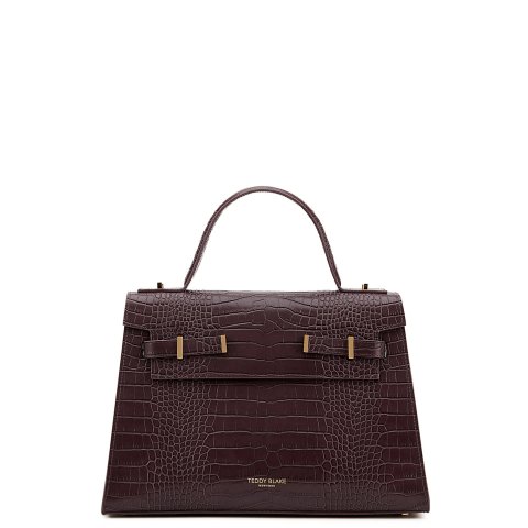 ModubaTeddy Blake Ava Croco 14인치 백 (여성용)