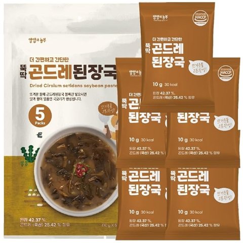 Moduba동결건조 곤드레 된장국 (5입)