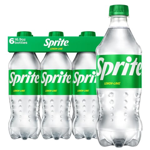 ModubaSprite 레몬라임 카페인 프리 탄산음료 16.9oz 6팩