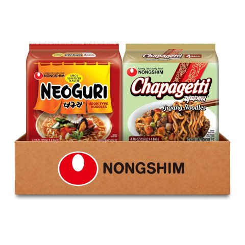 Moduba농심 너구리 & 짜파게티 버라이어티팩 8입