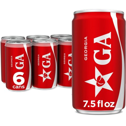 ModubaCoca-Cola 미니 캔 탄산음료 7.5oz 6팩