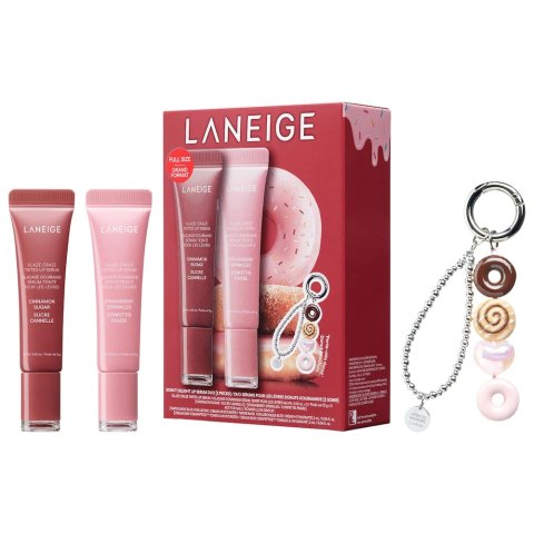 Moduba$44 상당 세트Laneige 글레이즈 크레이즈 도넛 딜라이트 틴티드 립 세럼 듀오