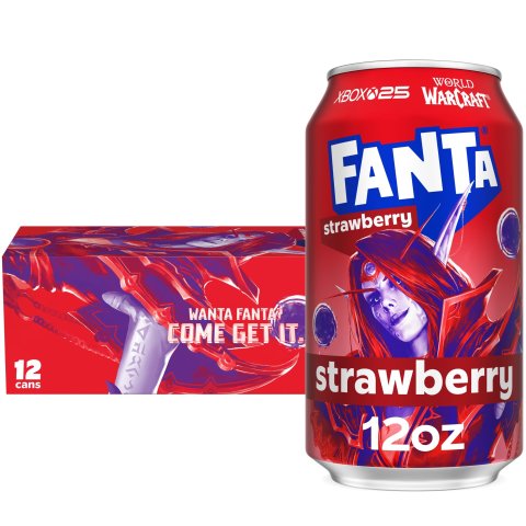 ModubaFanta 딸기 탄산음료 355ml x 12캔