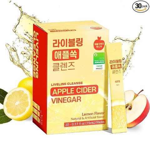 Moduba레몬맛애플 사이다 비니거 드링크 스틱 30포