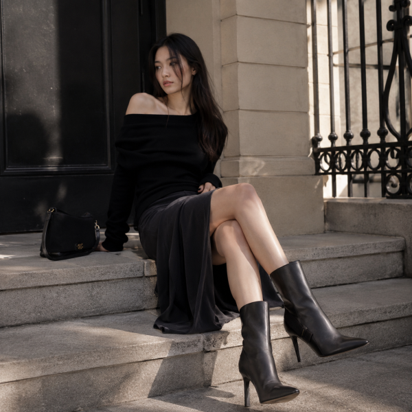 Ferragamo 버질리아 레더 부티