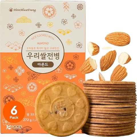 Moduba신화당 아몬드맛 쌀과자 6개입