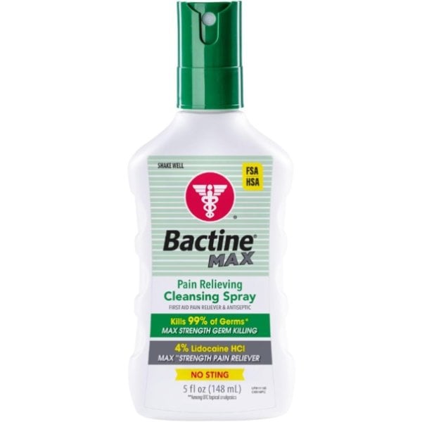 Bactine MAX 리도카인 진통 소독 스프레이 5온스