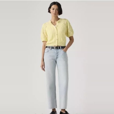 Moduba501® 90s 앵클 경량 여성 청바지 라이트 워시
