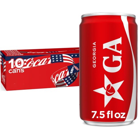 ModubaCoca-Cola 미니 캔 탄산음료 7.5oz 10팩