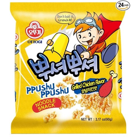Moduba뿌셔뿌셔 치킨맛 라면스낵 24개입
