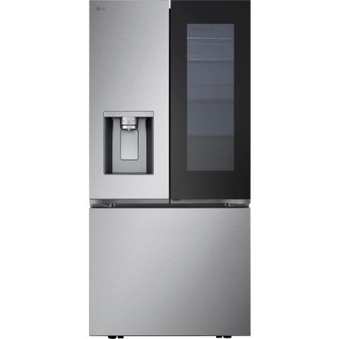 ModubaLG 33인치 24.5큐빅피트 프렌치도어 스마트 냉장고 듀얼 아이스메이커 스테인리스 LF25S6560S