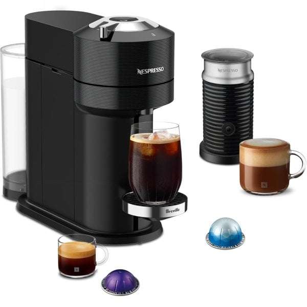 최저가: Nespresso 버츄오 넥스트 커피 머신 & 에어로치노