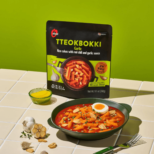 오푸드 마늘맛 한국식 떡볶이 2팩