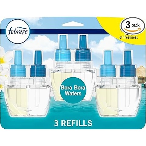 ModubaFebreze 페이드 디파이 플러그 방향제 리필 보라보라 0.87fl oz