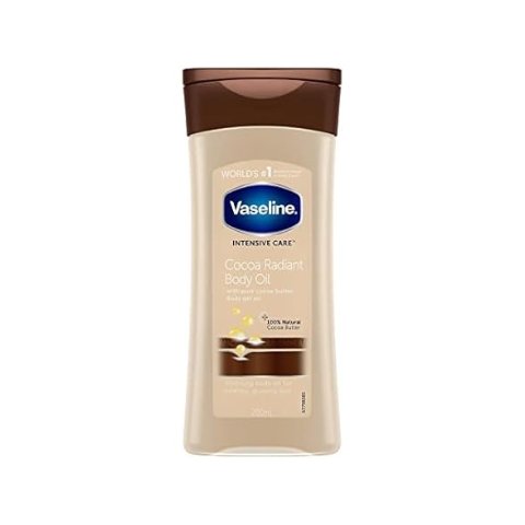 ModubaVaseline 인텐시브 케어 바이탈라이징 젤 바디오일 브라질너트 & 아몬드 6.8oz