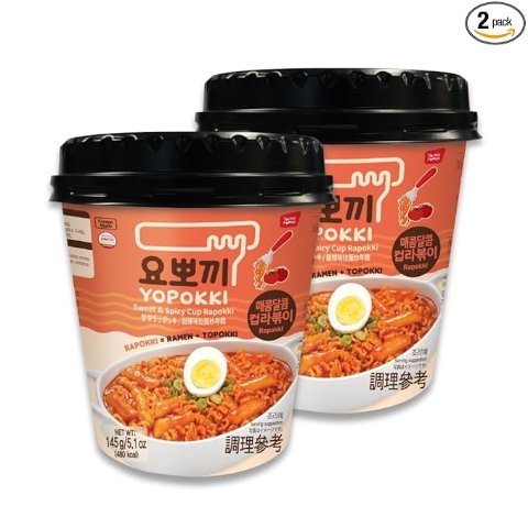 Moduba요뽀끼 즉석 컵라볶이 2개입