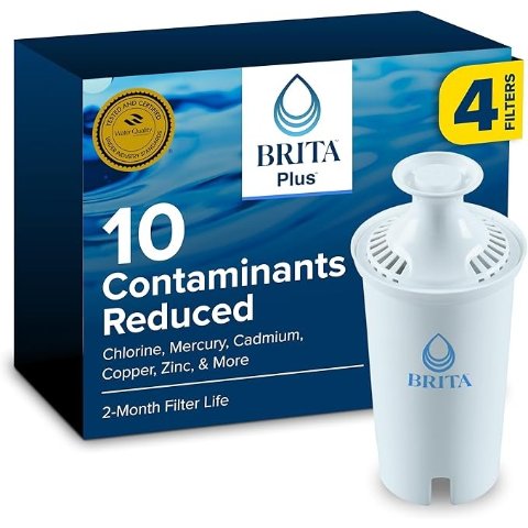 ModubaBrita 브리타플러스 교체용 정수 필터 4개입