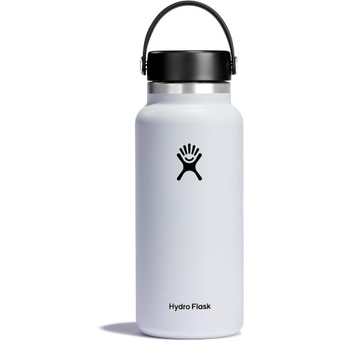 Moduba와이드 마우스 플렉스 리드 워터 보틀 32oz 화이트