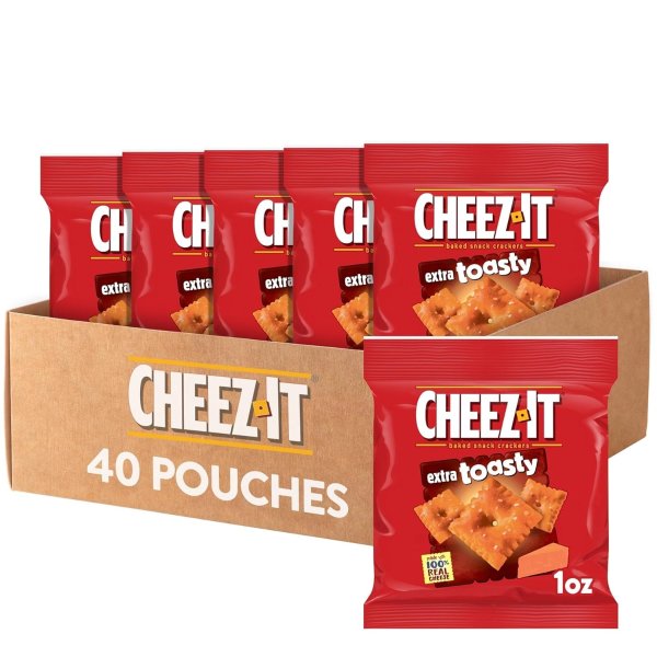 최저가: Cheez-It Extra Toasty 크레커가 40팩