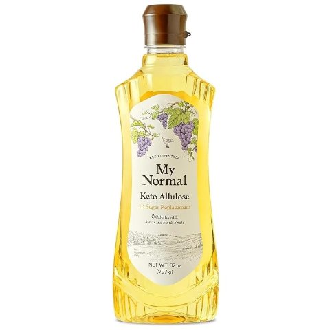 ModubaMy Normal Keto 알룰로스 몽크프루트 스테비아 블렌드 시럽 32oz